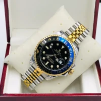 RLX 9090 AA Grade- Silver and Black Blue